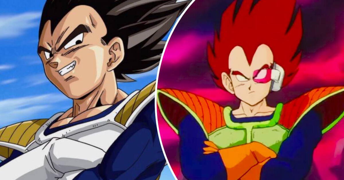 Dragon Ball Z por qué Vegeta era pelirrojo al inicio del anime y qué