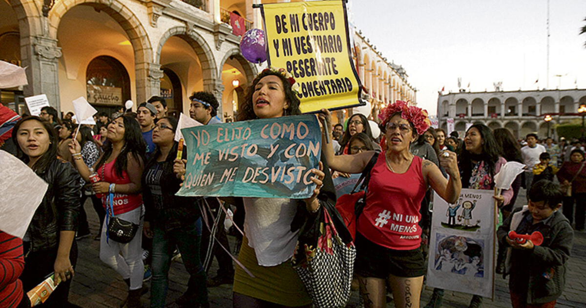 Cientos Marchar N En Arequipa En Rechazo A La Violencia Contra La Mujer