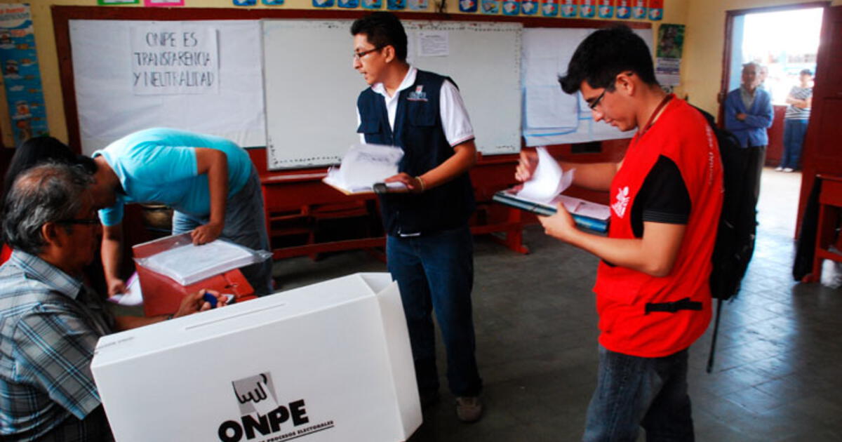 Elecciones 2020 Onpe toca votar onpe Capacitación miembros de mesa