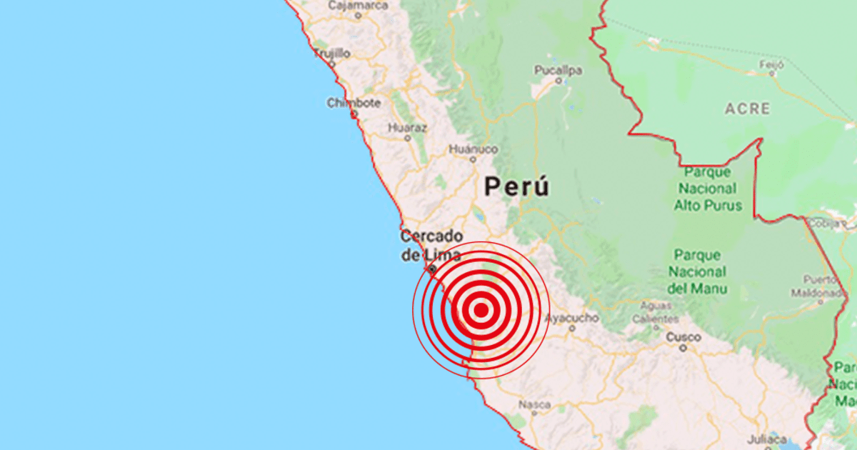 Ica Sismo De Magnitud Se Registr En Ica Esta Madrugada Temblor