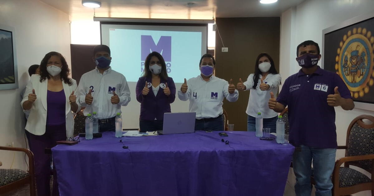 Lambayeque Partido Morado Present A Sus Candidatos Para El Congreso