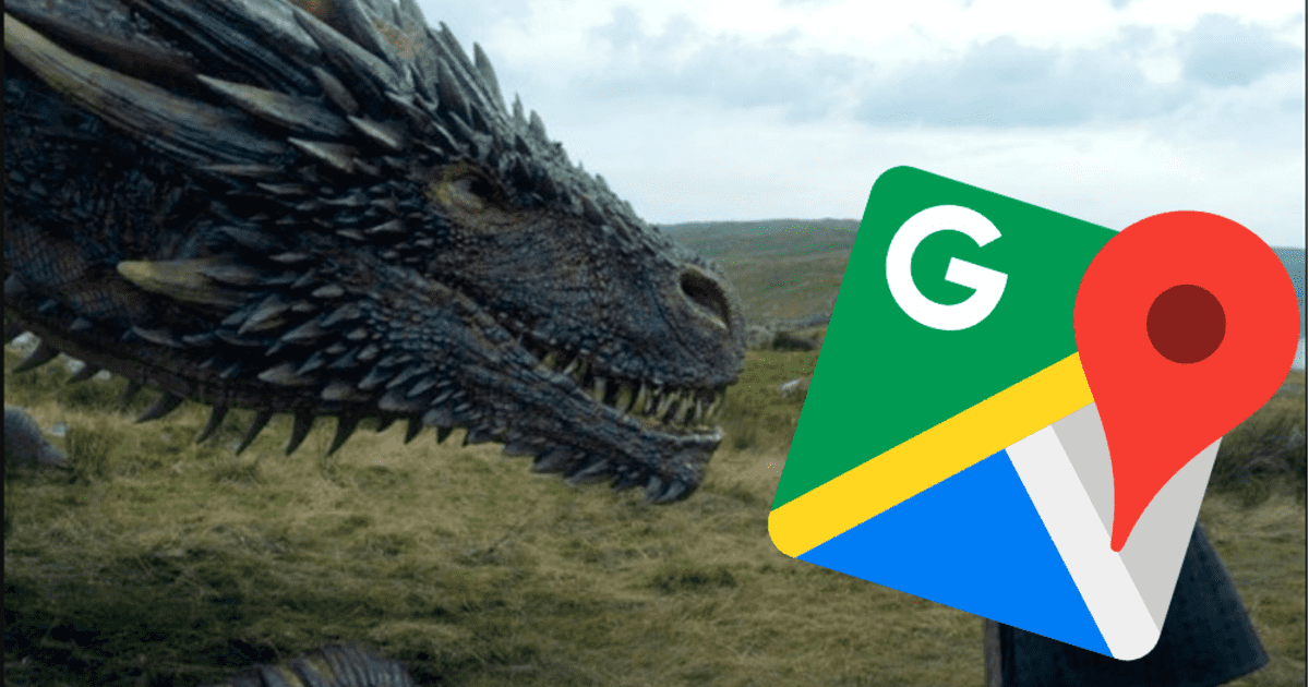 Google Maps Dragón de Game of Thrones aparece en EE UU fans quedan