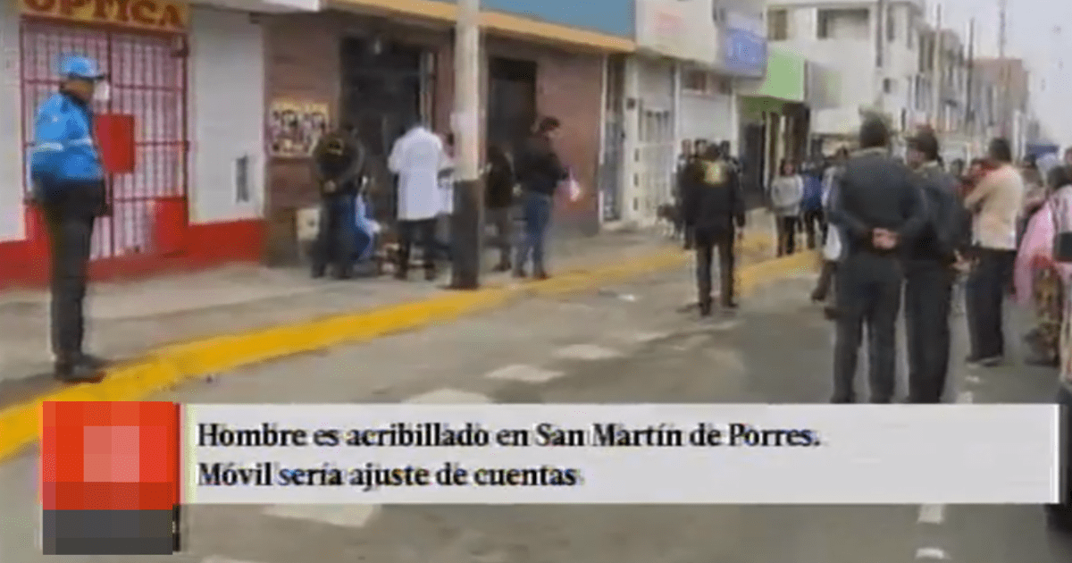 San Mart N De Porres Hombre Fue Asesinado Por Presunto Ajuste De