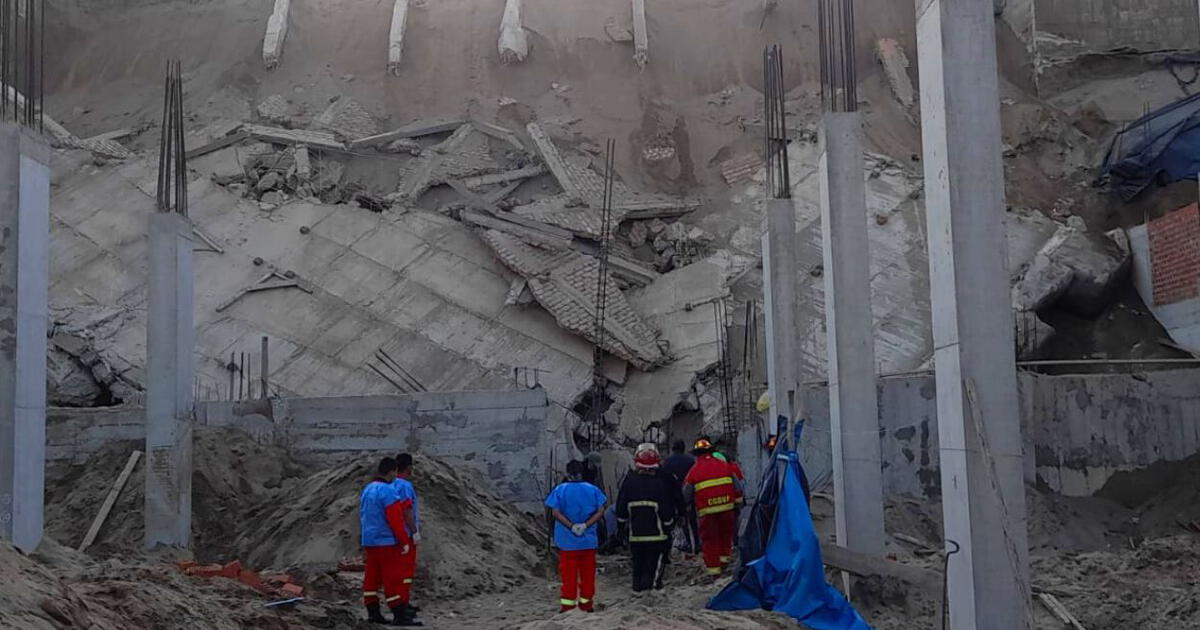 Derrumbe en Ventanilla deja 2 obreros muertos en construcción