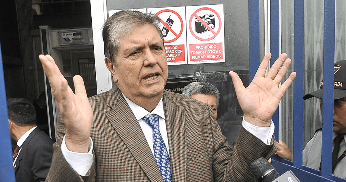 Alan García Juez que decidirá impedimento de salida de líder aprista