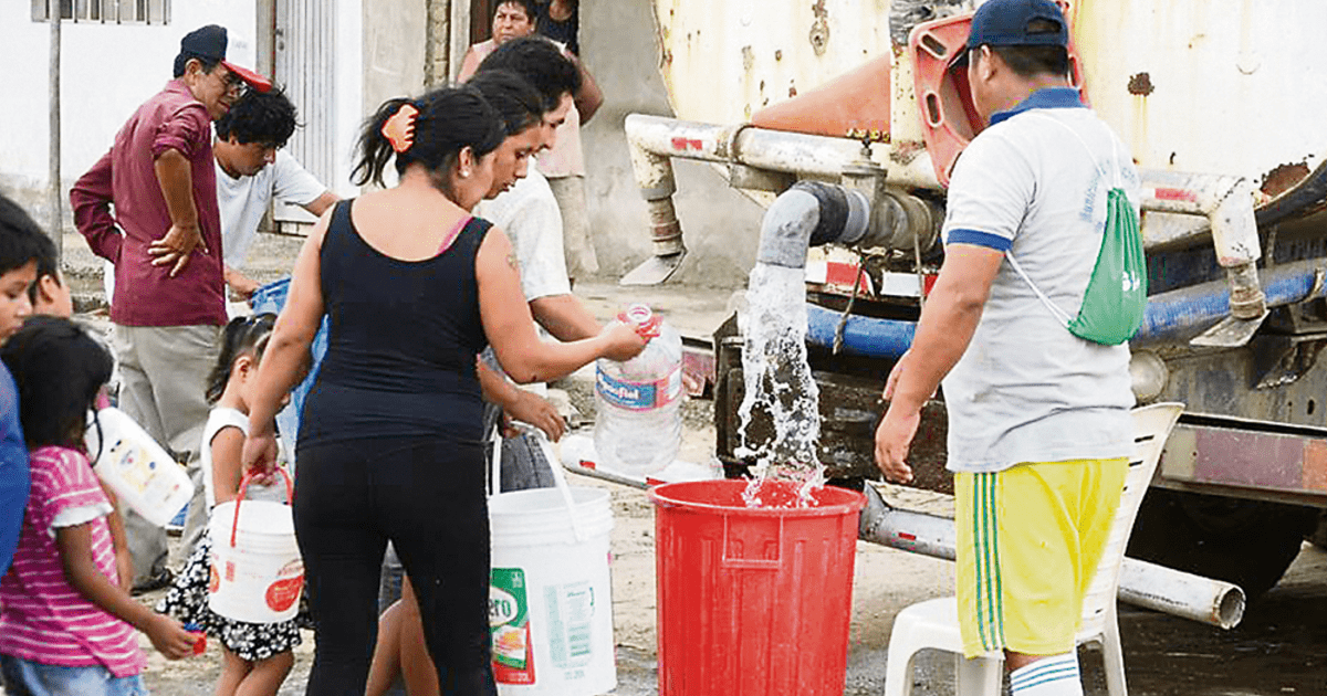 Lambayeque falta de agua potable continúa afectando a familias más