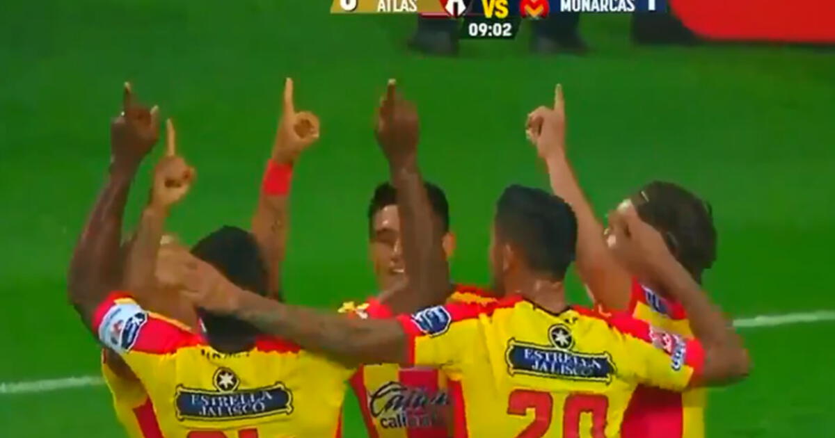 Morelia vs Atlas EN VIVO ONLINE DIRECTO vía TV Azteca gol de Irven