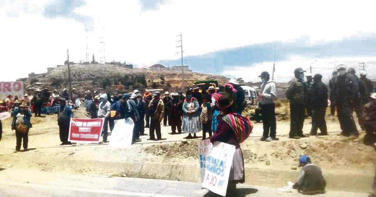 Puno Aymaras Protestan Para Cancelar Proyecto Vilavilani Sociedad