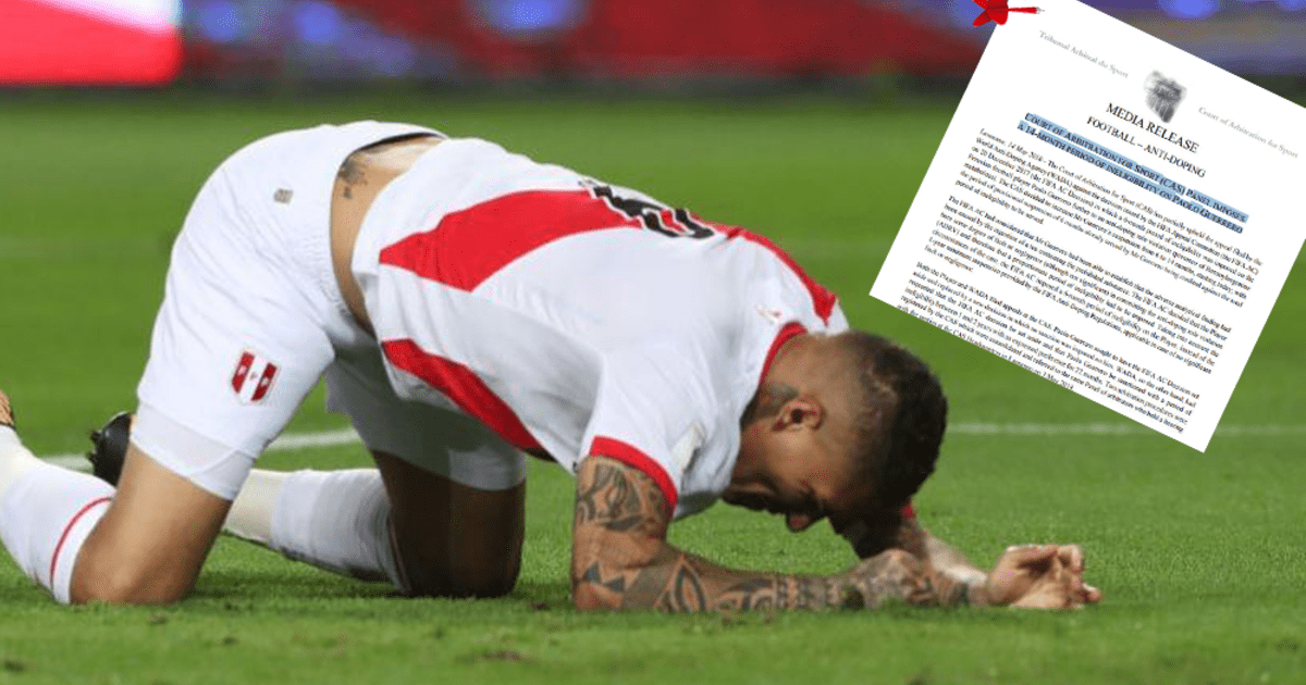 Paolo Guerrero Esto Dice El Comunicado Del TAS Que Lo Deja Fuera De