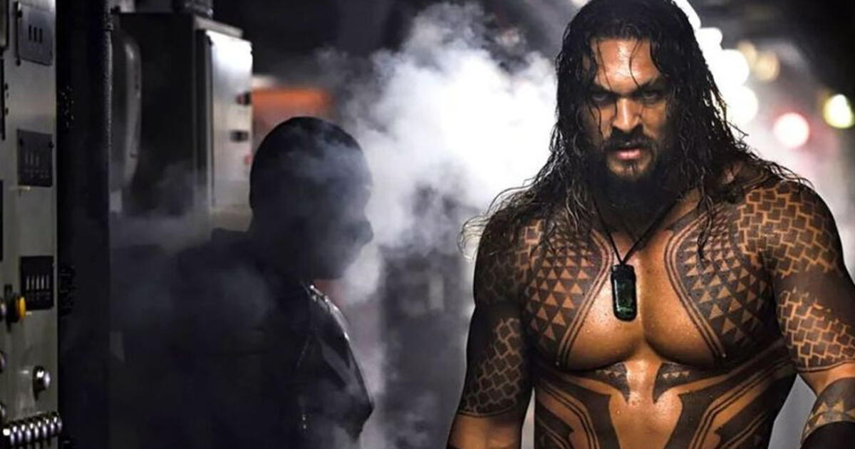 Aquaman 2018 en Instagram película de DC Comics y Jason Momoa asiste a