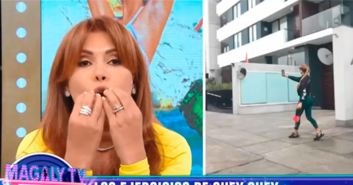 Magaly Medina Conductora Se Burla De Labios De Sheyla Rojas Magaly