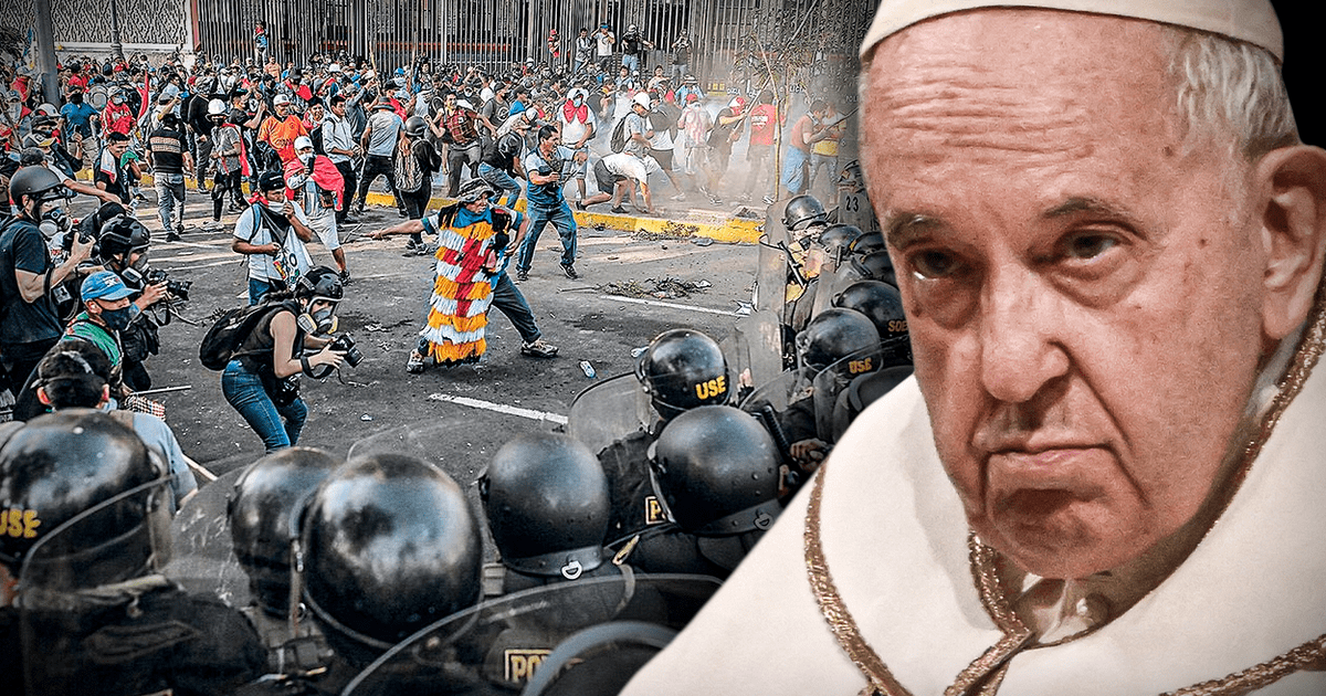 Paro Nacional El papa Francisco pide el fin de la violencia en Perú e