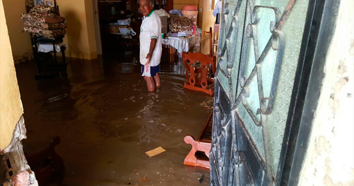 Intensas Lluvias Provocaron Inundaciones Y Derrumbes En Chiclayo