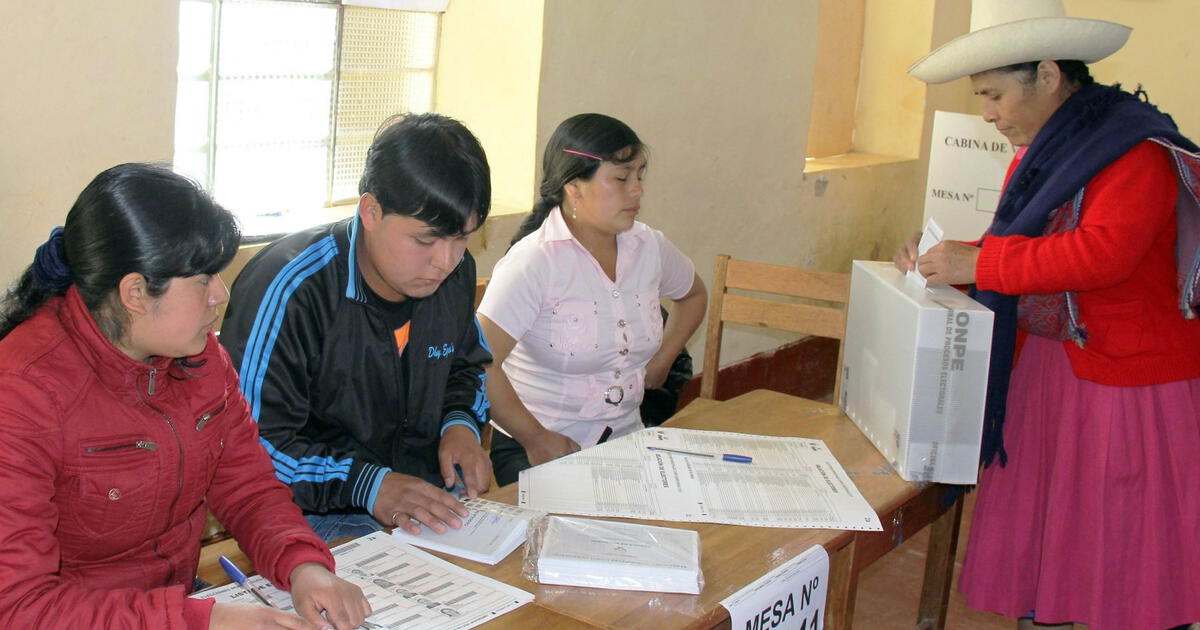 ONPE Cómo saber si soy miembro de mesa en las Elecciones Municipales