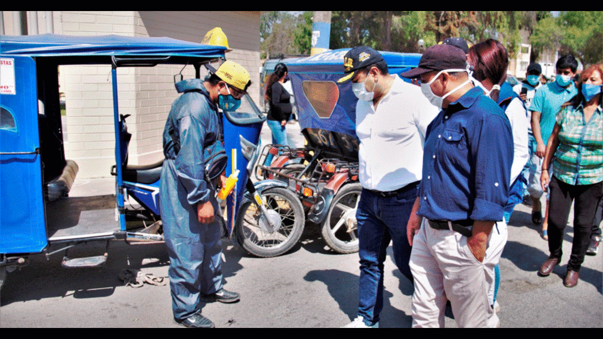 Chiclayo verifican cumplimiento de medidas sanitarias en vehículos