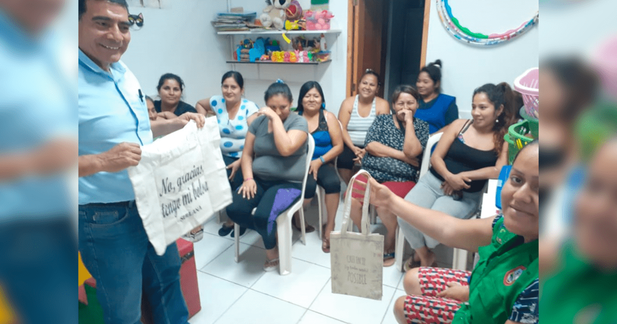 Internas Del Penal De Mujeres De Sullana Elaboran Bolsas De Tela