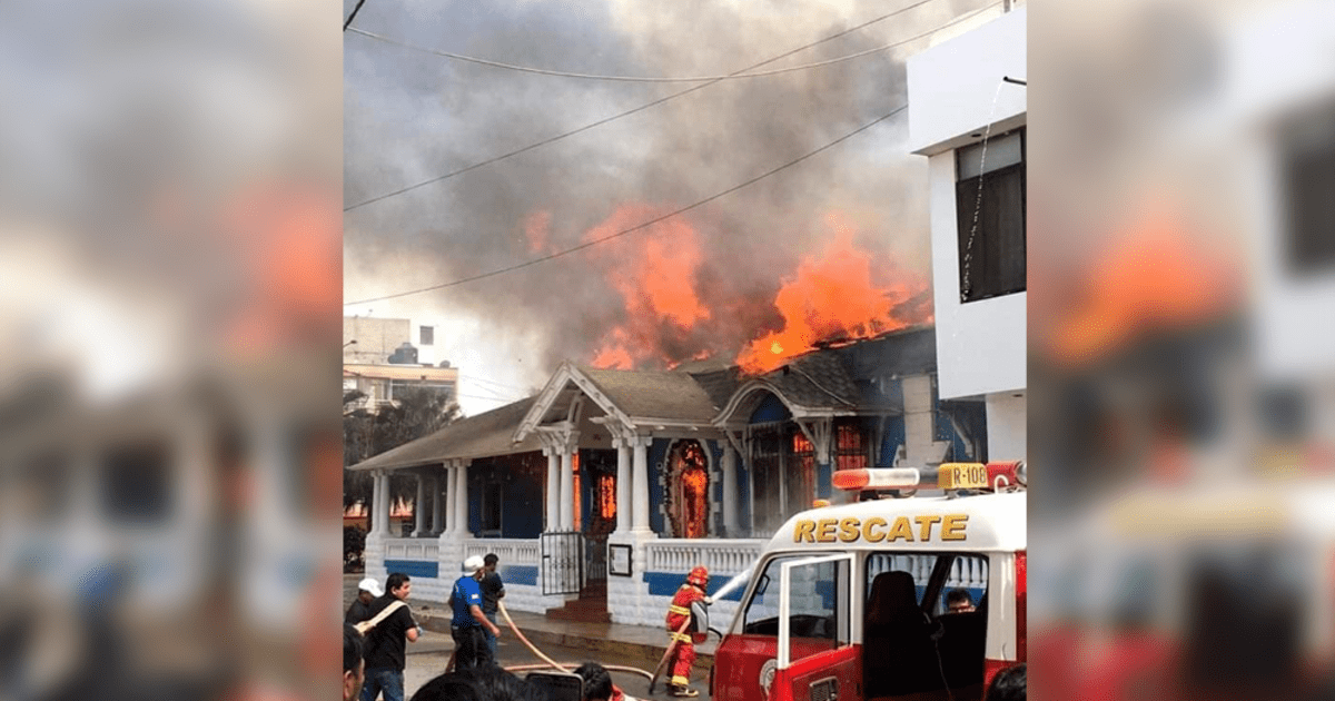 Incendio Destruye Casona Donde Funcionaba Conocido Restaurante De