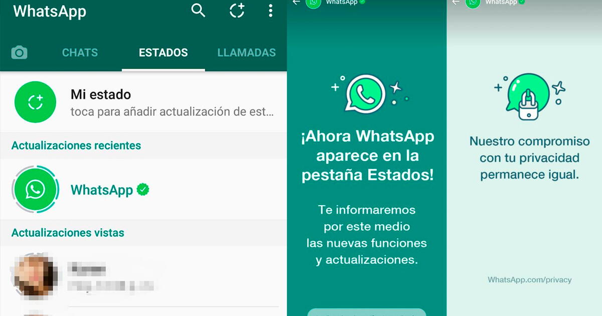 WhatsApp cómo eliminar los estados informativos de la app