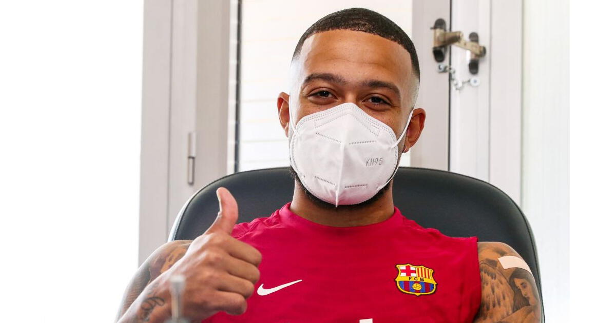 Barcelona Memphis Depay llegó a la ciudad y se suma al equipo de