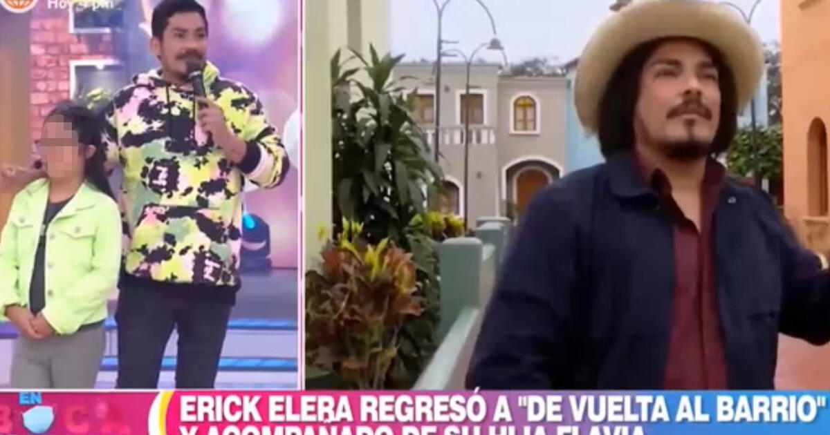 Erick Elera Emocionado Tras Grabar Escena Junto A Su Hija En DVAB Fue