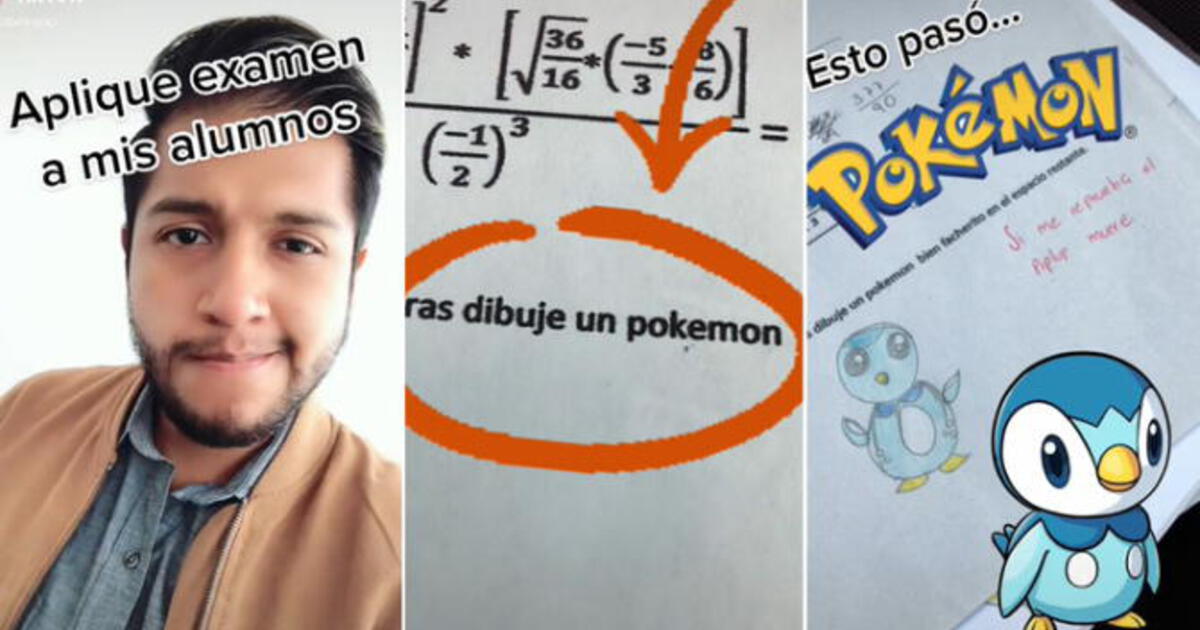 Tiktok Viral Profesor Pide En Un Examen A Sus Estudiantes Que Dibujen