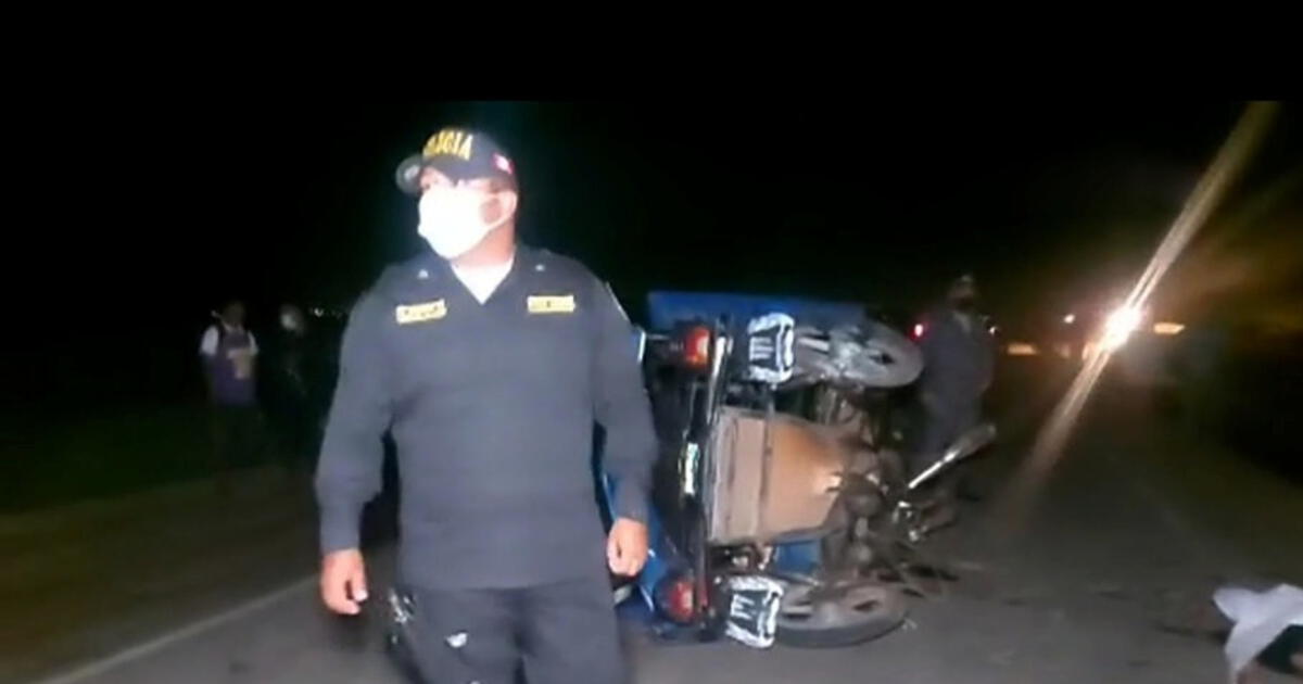 La Libertad Choque De Camioneta Y Mototaxi Deja Dos Fallecidos Y Un