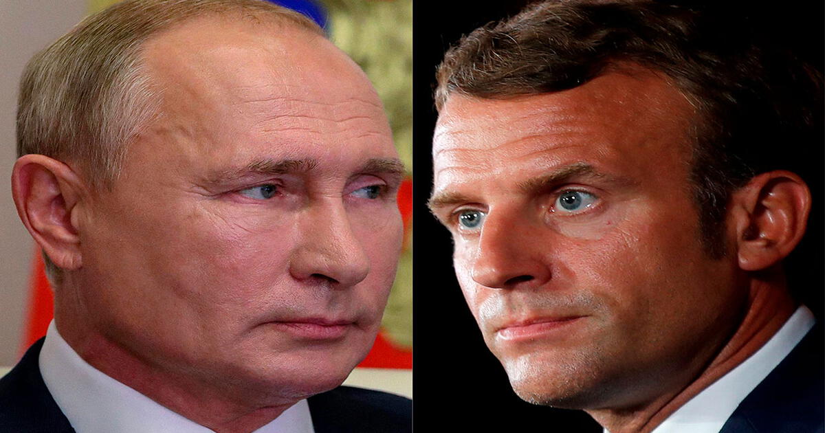 Vladimir Putin Ucrania Rusia Emmanuel Macron pide una reunión