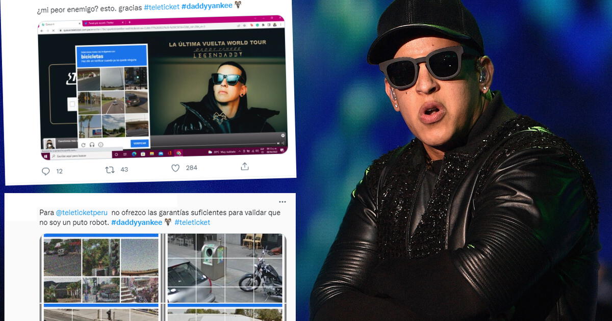 Daddy Yankee en Perú 2022 usuarios indignados por fallas en el sistema