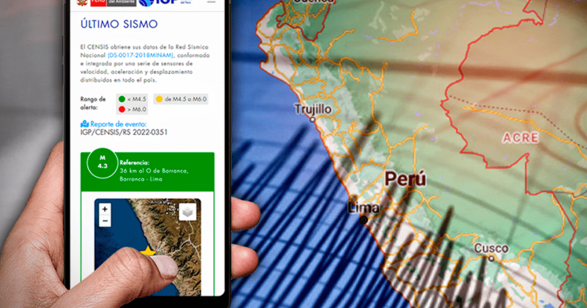 Sismos De Hoy En Per Seg N Igp Revisa Los Movimientos Tel Ricos En