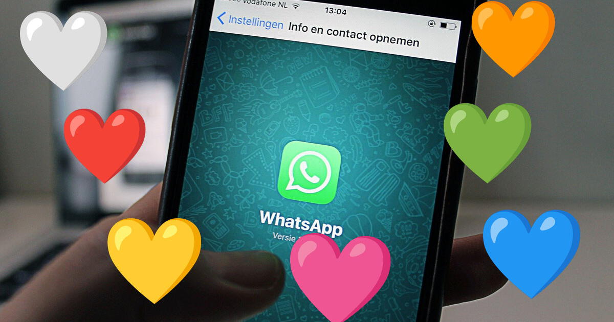 WhatsApp qué significa cada color de los emojis de corazón que usas