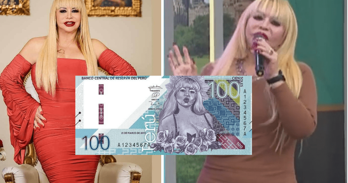 Susy Díaz reacciona a viralización de un billete de 100 soles con su