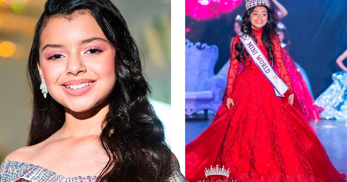 Miss Perú Luciana Campo gana la corona en el concurso de belleza Mini