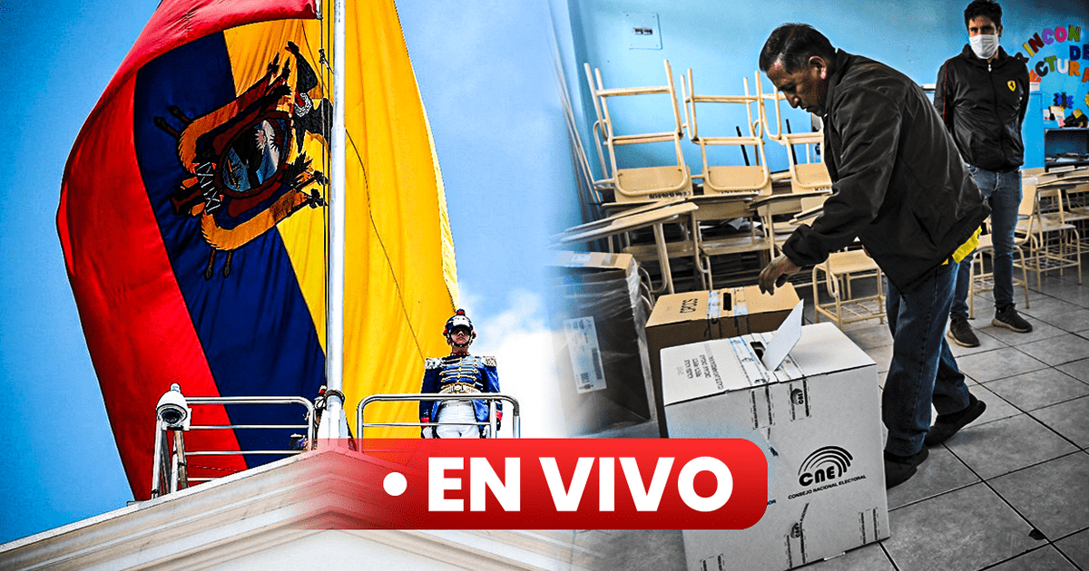 Cómo van las Elecciones 2023 en Ecuador sigue EN VIVO las incidencias