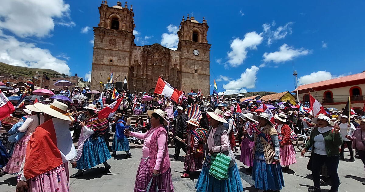 Puno Insiste Con Marchas Para Exigir La Renuncia De Dina Boluarte