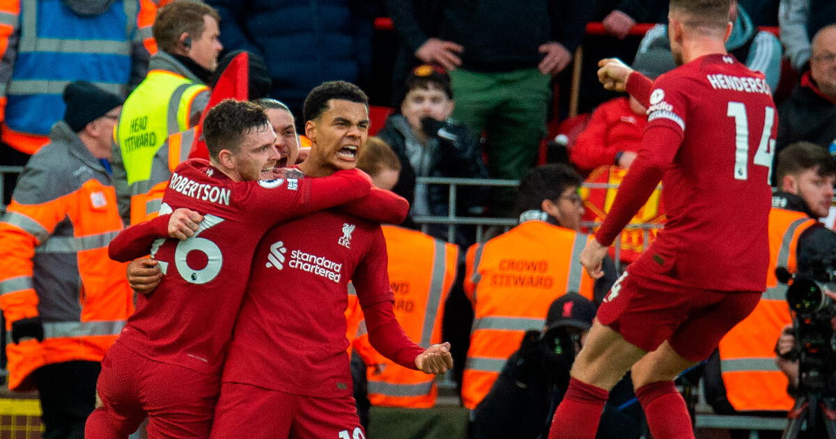 Liverpool goleó 7 0 al Manchester United en Anfield por la Premier