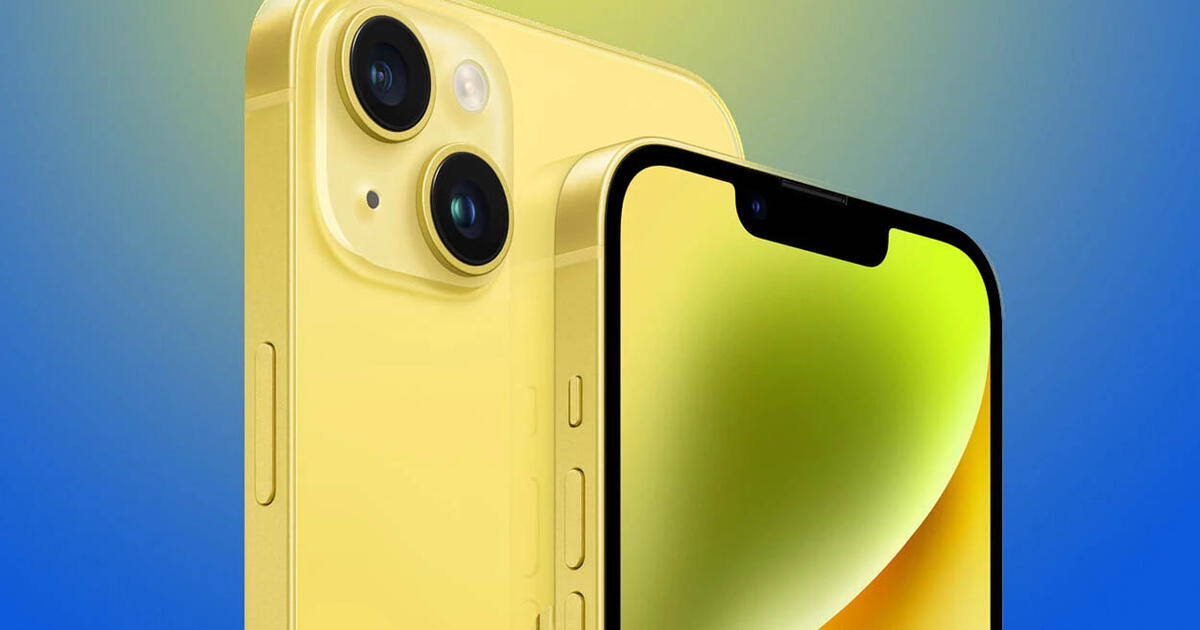 Apple Presenta Los Nuevos IPhone 14 Y IPhone 14 Plus En Color Amarillo