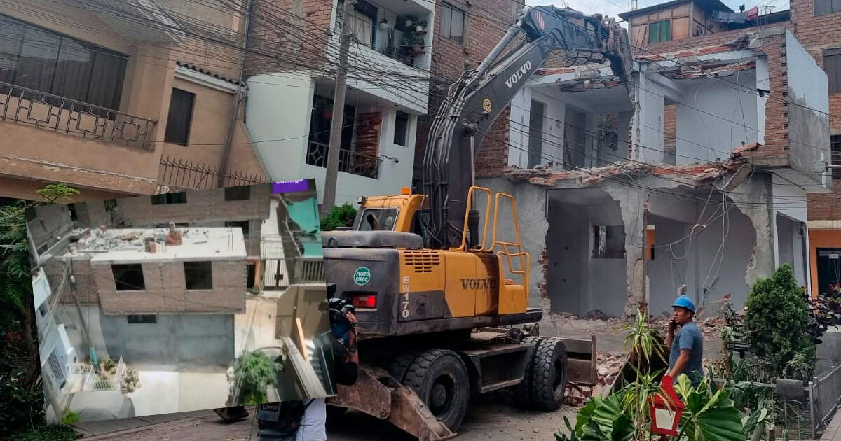 San Juan De Lurigancho Due O Casa Construida En Medio De La Pista