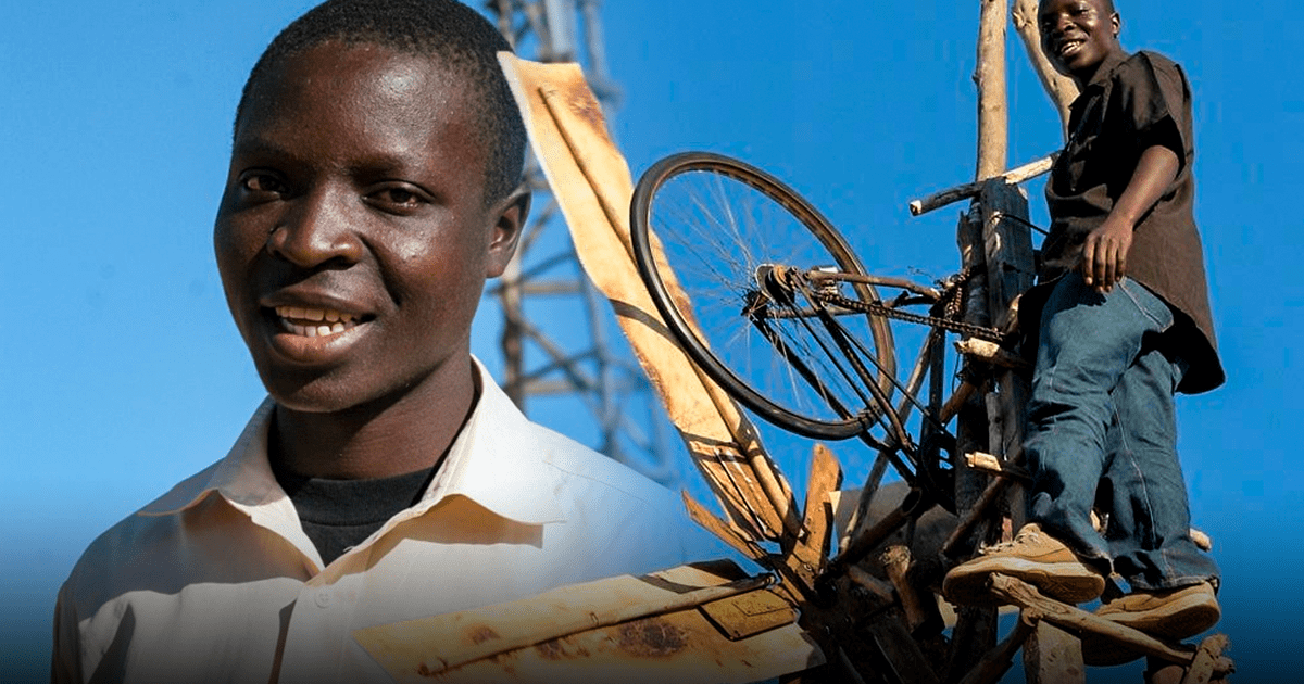 La historia del niño que construyó un molino de viento con basura y