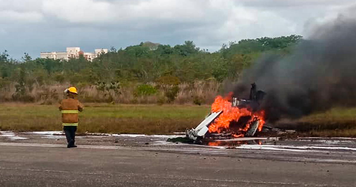 Accidente de avioneta en el aeropuerto de Maturín deja dos muertos