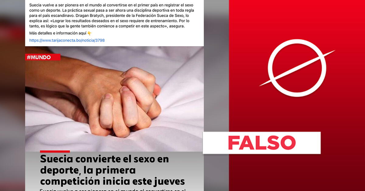 Es Falso Que Suecia Haya Declarado El Sexo Como Deporte Profesional