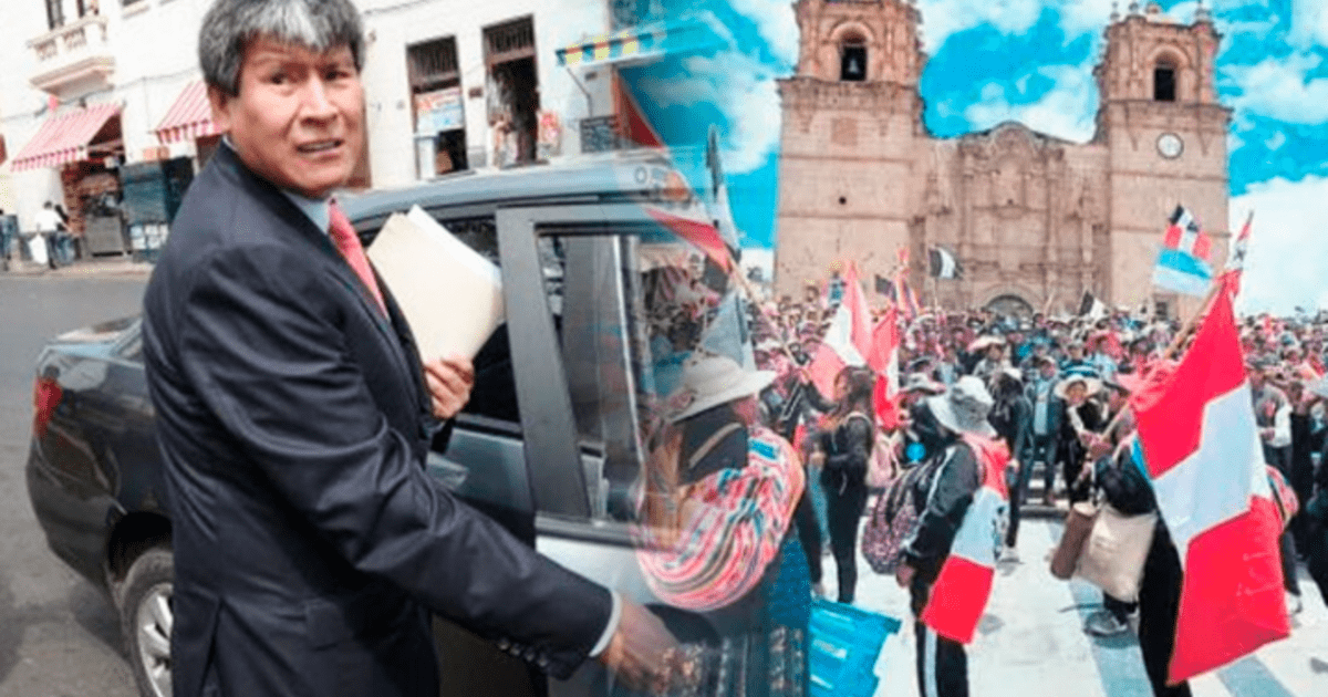 Gobernador De Ayacucho En Contra De La Tercera Toma De Lima En Rechazo