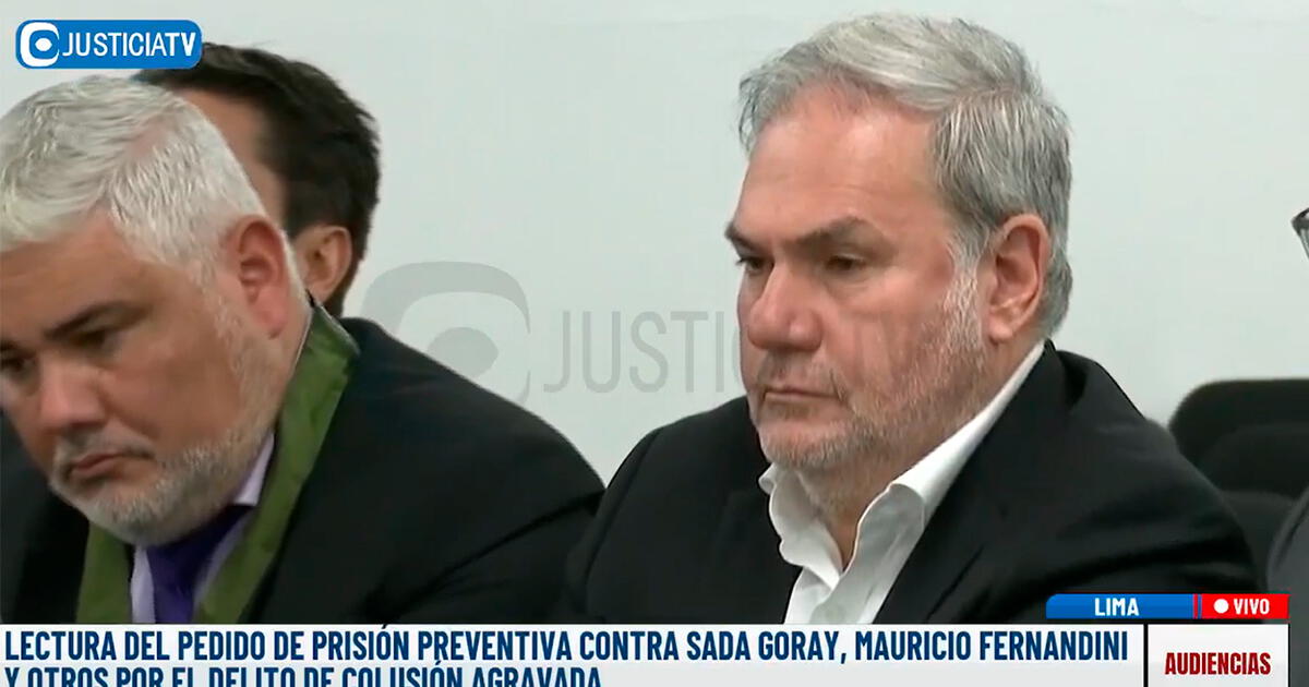 Mauricio Fernandini Poder Judicial dicta 30 meses de prisión