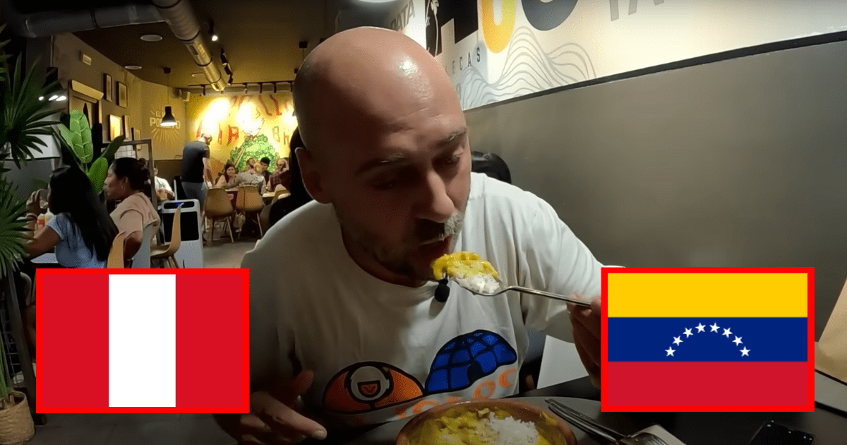 Video Viral Espa Ol Reacciona Ante La Comida Peruana Y Venezolana Va