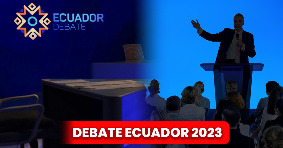 Debate Presidencial Ecuador 2023 cómo y dónde ver el foro organizado