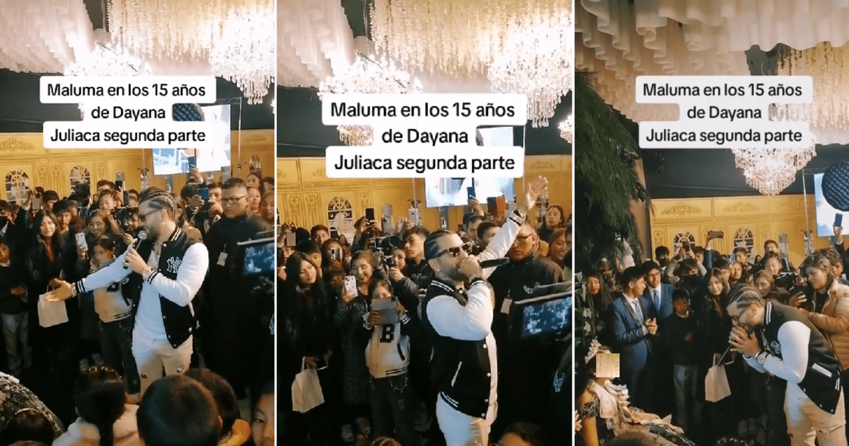 Tik Tok Adolescente celebra sus 15 años con Maluma incluido en