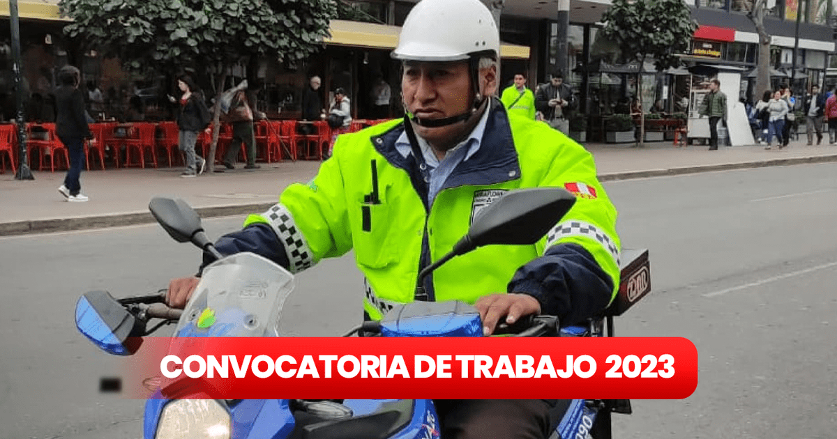 Convocatoria De Trabajo 2023 Municipalidad De Miraflores Ofrece