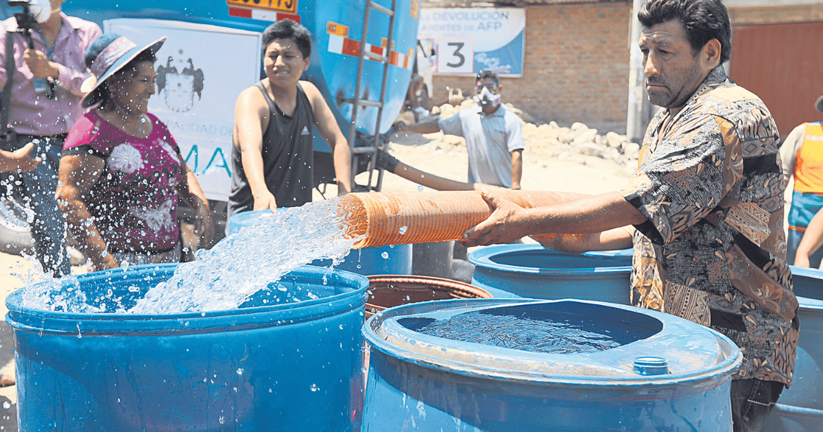 Sedapal Hoy Empieza Corte Masivo De Agua En Distritos De Lima