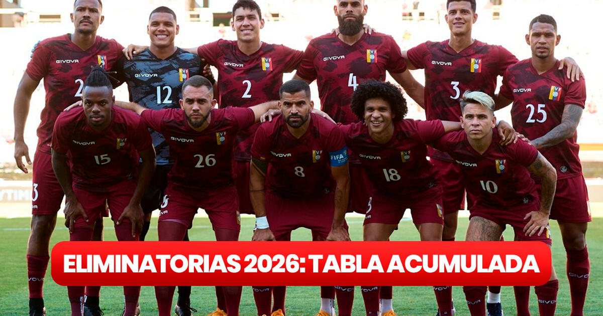 Tabla de Posiciones Eliminatorias Sudamericanas 2026 EN VIVO en qué