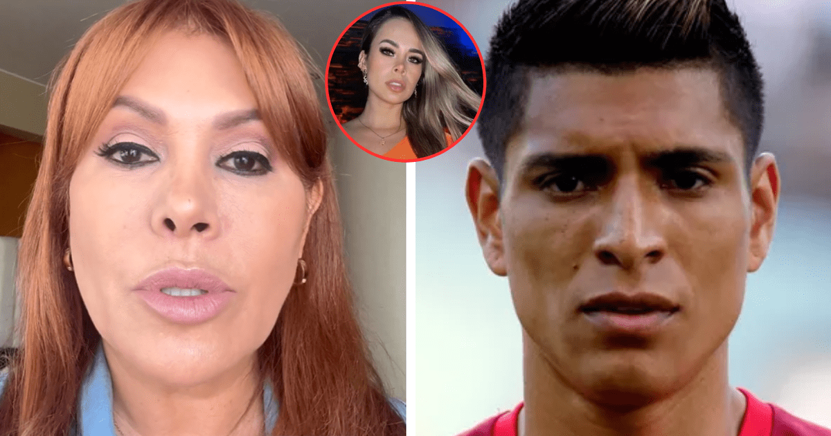 Paolo Hurtado Con Magaly Medina Futbolista Hablar Sobre Jossmery