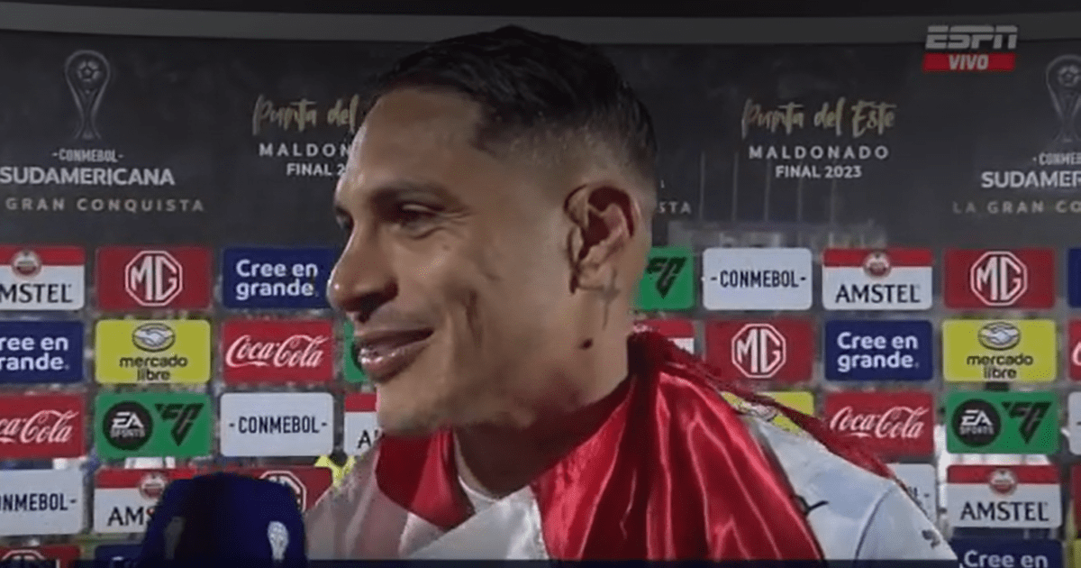 Paolo Guerrero recordó su frustrado pase por Racing y agradeció al DT